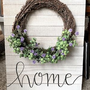 Homemade home outdoor sign